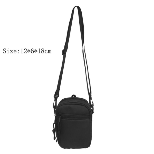 Skulder Crossbody Bag Mobiltelefonveske SVART black