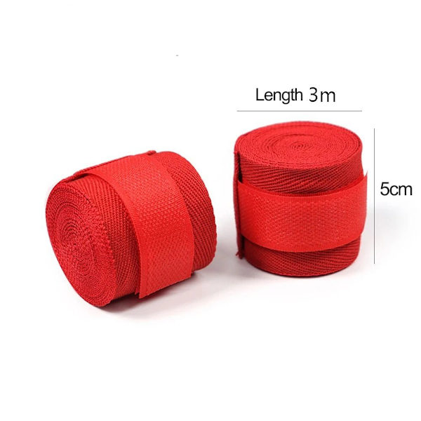Boxning Wraps Mjuka Armband RÖDA 1 PAR 1 PAR red 1pair-1pair