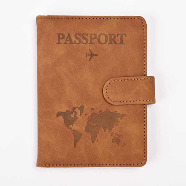 Passlommebok Passdeksel KHAKI khaki