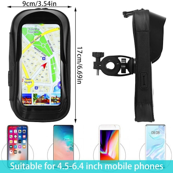 Polkupyörän phone case Pyöräpuhelimen kiinnityslaukku Mobile