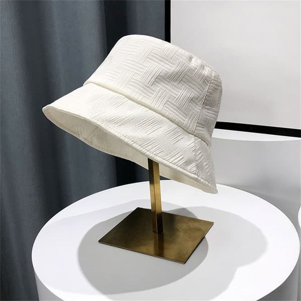 Bøttehatt Fiskehatt HVIT white