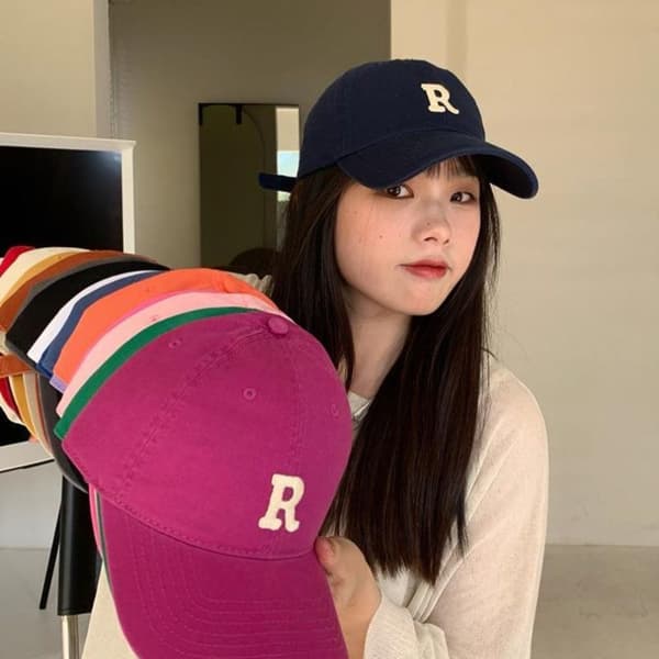 Baseballcaps med skjerm MARINEBLÅ Navy blue