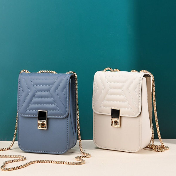 Crossbody Väska Telefonväska VIT white