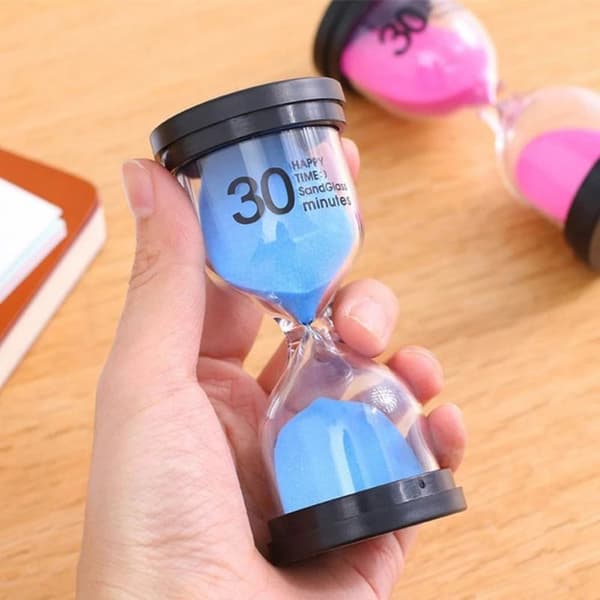 Timeglas Timer Børste Tænder Ur LILLA-15MIN Purple-15min