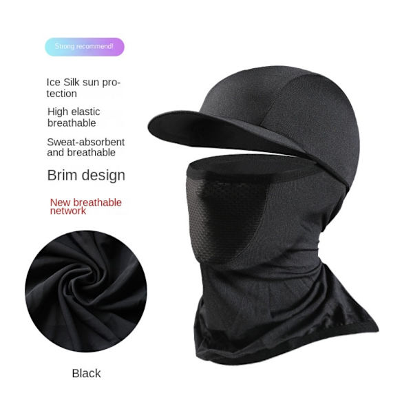 Full Face Cap Cykling Balaclava MÖRKGRÅ Dark Grey