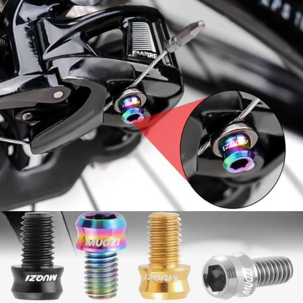 MTB V-jarrujen satularuuvit MUSTA M5X10MM Black M5X10MM