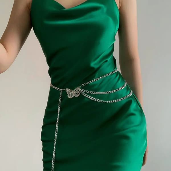 Taljekæde Body Chain SØLV silver