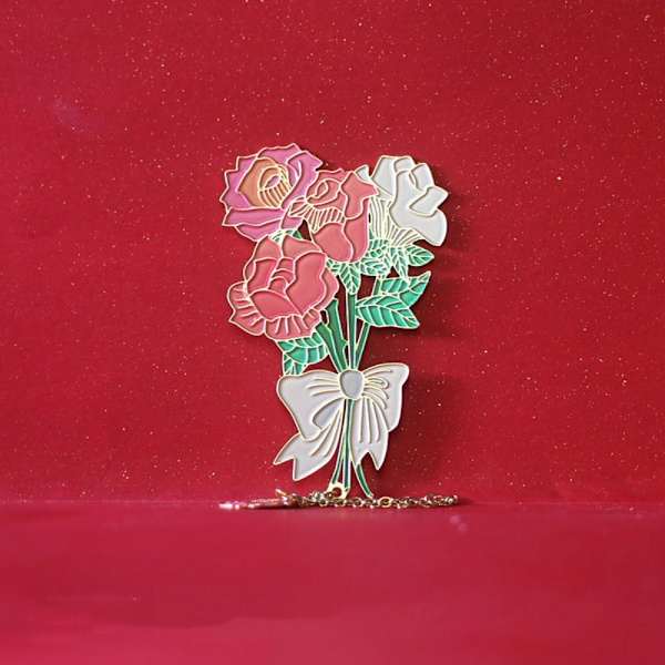 Kukka Kirjanmerkki Kirjanmerkit 02-ROSE 02-ROSE 02-Rose