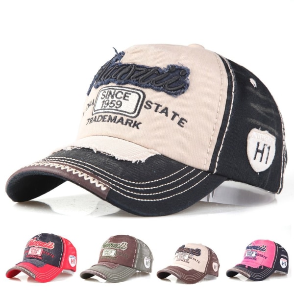 Cap Hip Hop Dad Trucker Hat PUNAINEN red