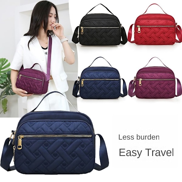 Nylon Square Handbags Olkalaukku PUNAINEN red