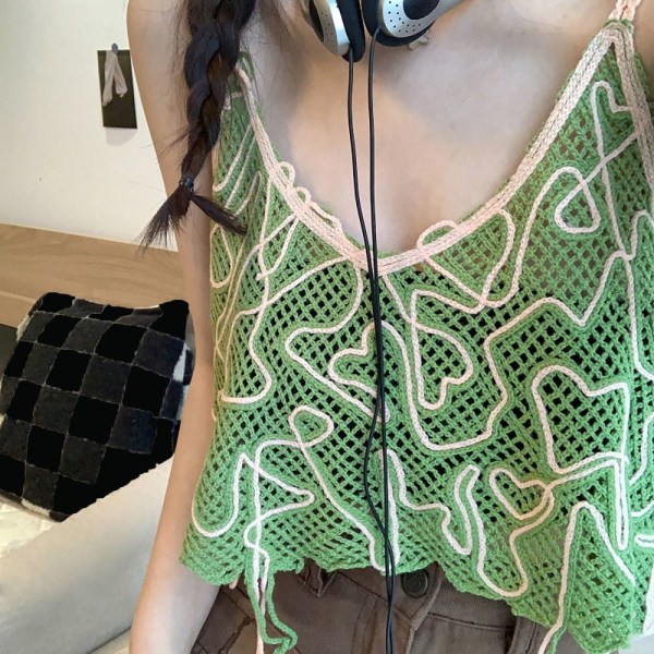 Strappy Tank Tops Hottie Sling GRØNN GREEN