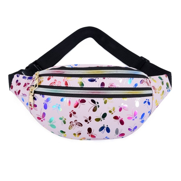 Printed midjeväska Girls Bum Bag ROSA pink