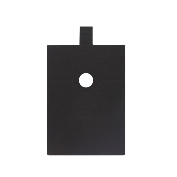 50 STK Smykkevisningskort Ringer Emballasjekort SORT 1 black 1-1