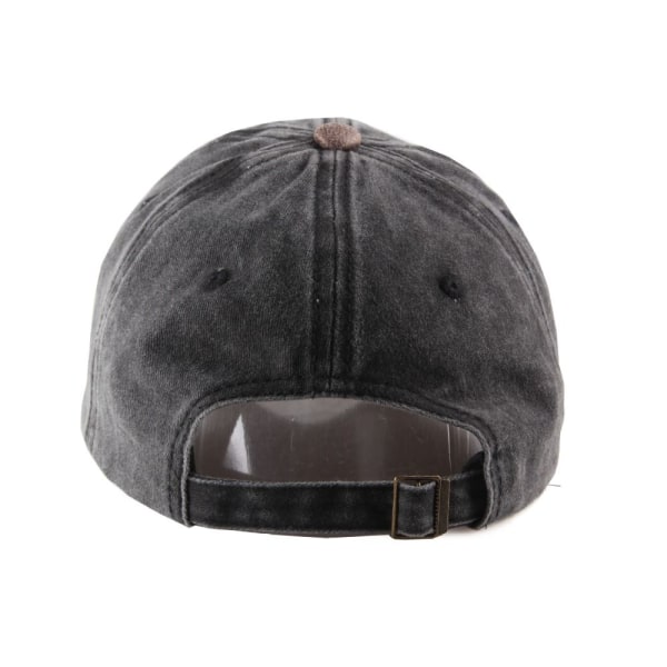 Broderi Baseball Caps Distressed Faded Casquette KAFFE coffee