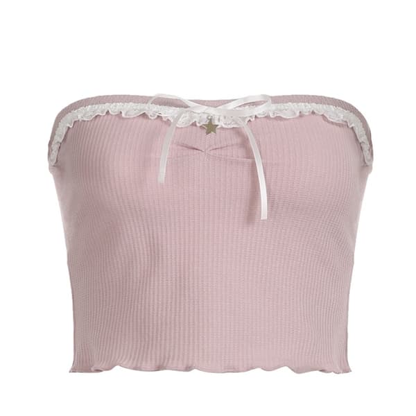 Sydd Ermeløs Vest Crop Top M M