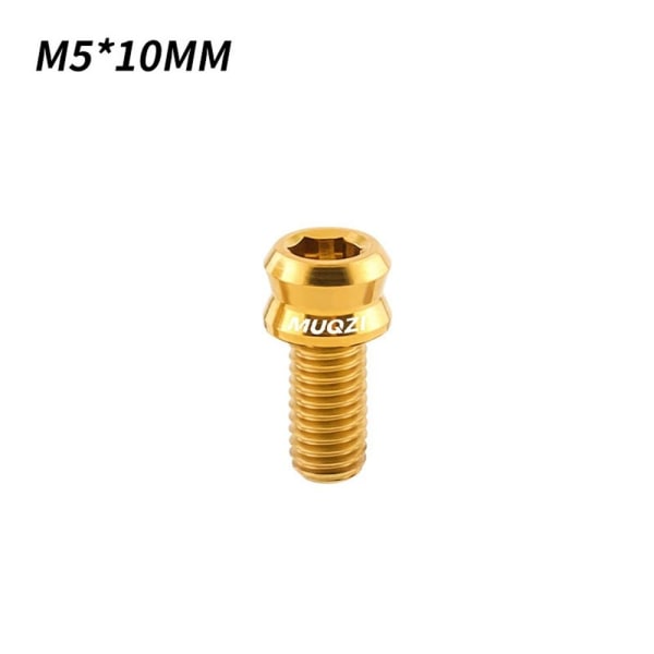MTB V Bremsecaliperskruer GOLD M5X10MM Gold M5X10MM