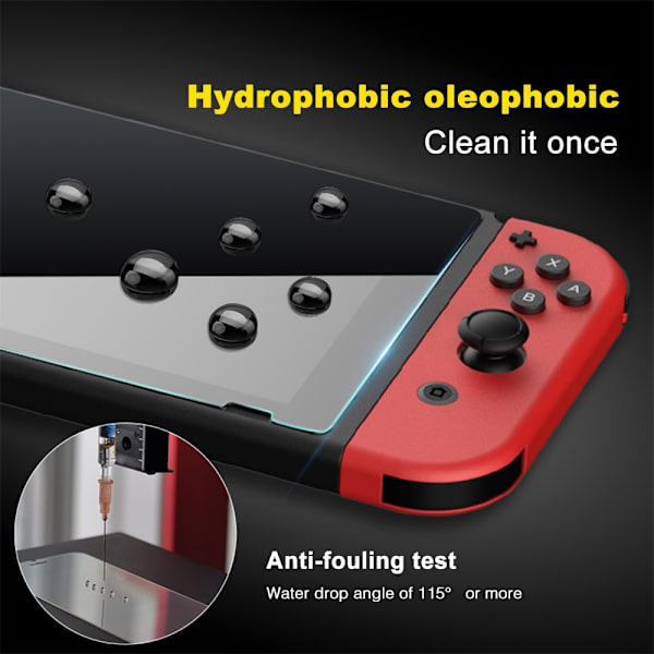 3 STK Skærmbeskyttelsesfilm af hærdet glas 3 STK TIL SWITCH OLED 3PCS For Switch OLED