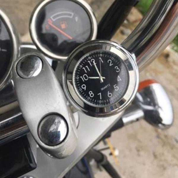 Motorcykel Cykel Ur Quartz Ur SORT Black