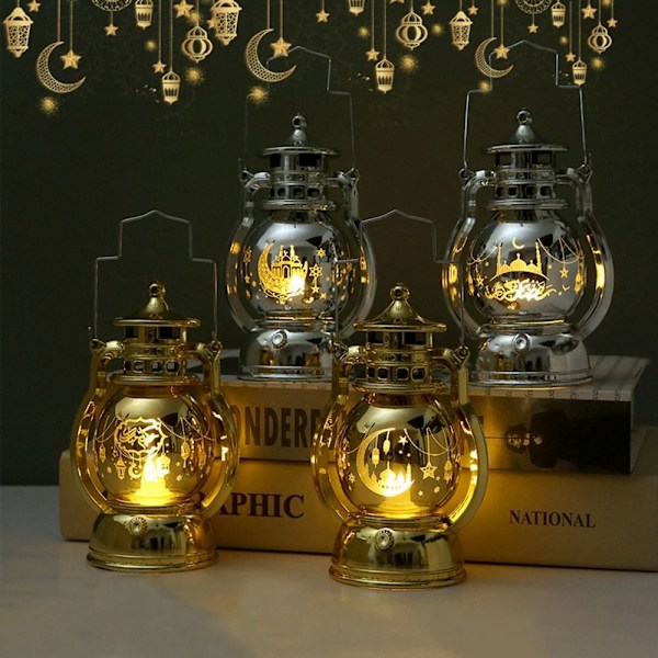 Eid Mubarak Ramadan LED-lamppu LED-lyhtyvalo Style 9