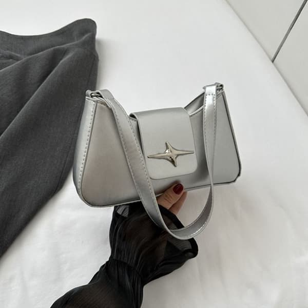 Clutchveske for underarmen SØLV silver