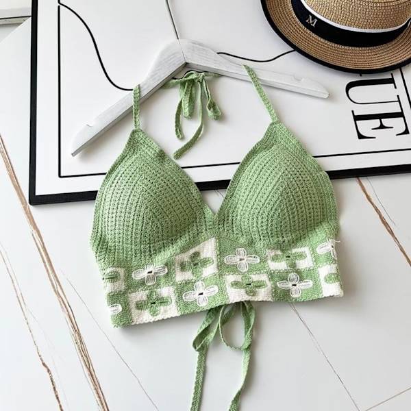 Naisten uima-asut Top Beach Wear -asut CLOVER-GREEN CLOVER-GREEN Clover-Green