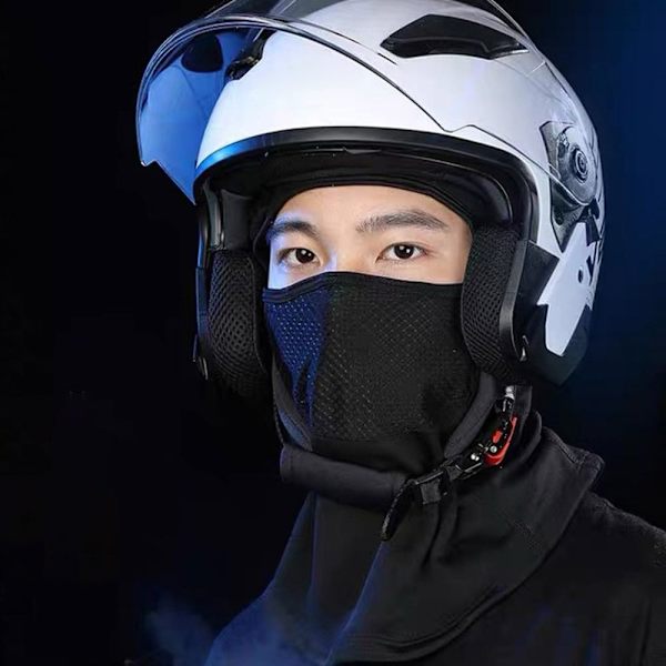 Fuld Ansigtshætte Cykel Balaclava SORT Black