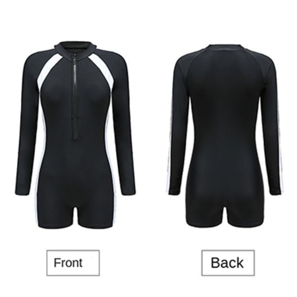 Kvinne Badedrakt Strandbadedrakt LANGSEREDE LANGEERMER SLong Sleeved