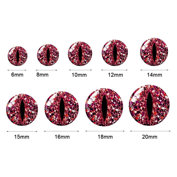 20st/10 par Eyes Crafts Eyes Puppet Crystal Eyes 16MM 16MM 16mm