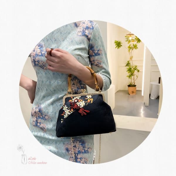 Bambu Fogfog Handväska Qipao Väska D D D