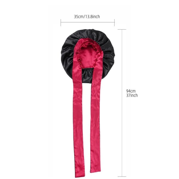 Satin Sleep Cap Silkeaktig Satin Bonnet BLÅ 5 BLÅ 5 blue 5