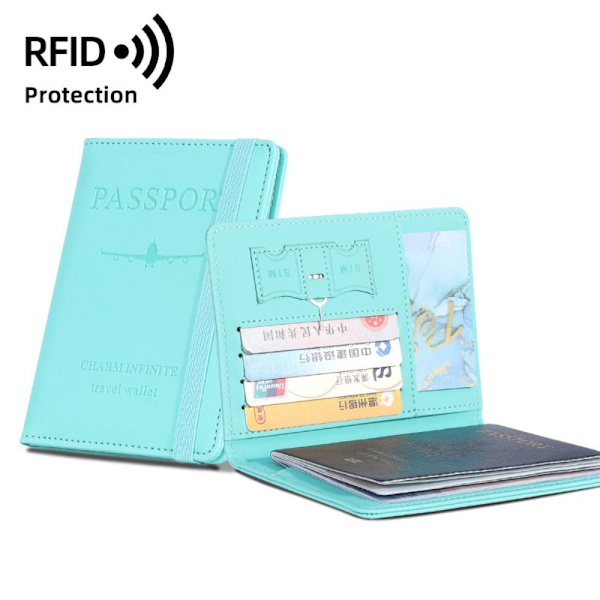RFID Passport Cove Passport Protector GRÖN Green
