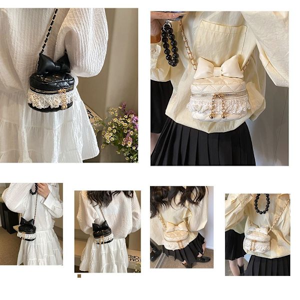 Småbørnspung Crossbody-taske HVID White