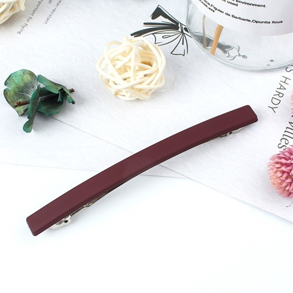 Spring Hair Clip Hiusneula WINE RED wine red