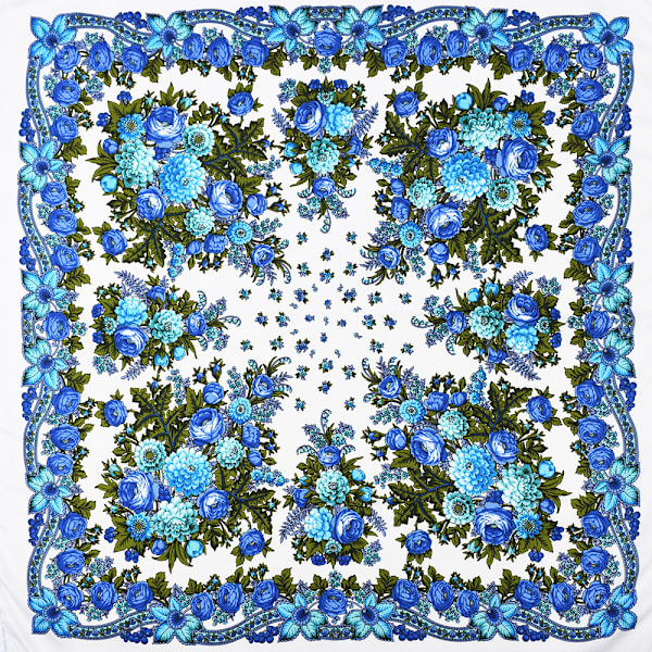 Blomstertørklæde i etnisk stil 04 04 04