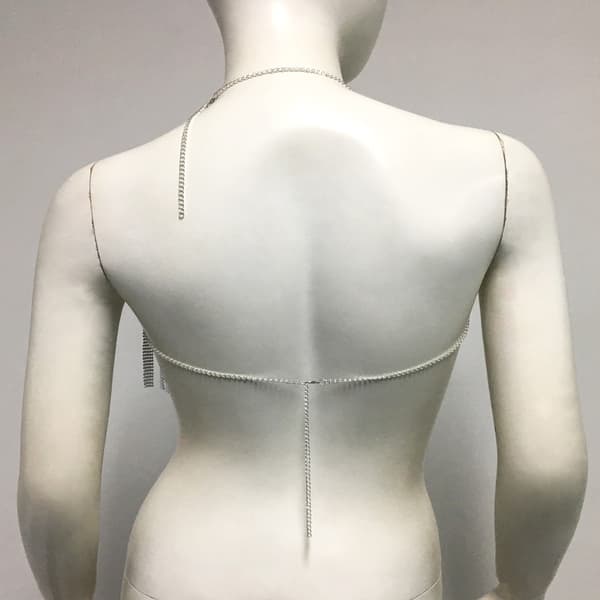 Metal Croptop SØLV Silver