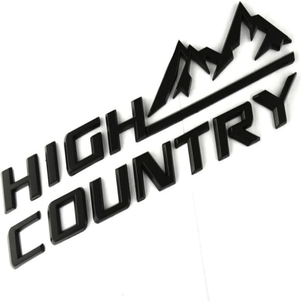 High Country Logo Bilemblem 3D Fender Bakluke Letter Logo