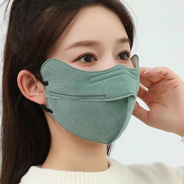 Cotton Woven Mask 3-lags Cloth Mask GUL yellow