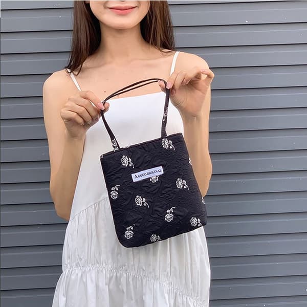 Håndveske Tote Bag HVIT White