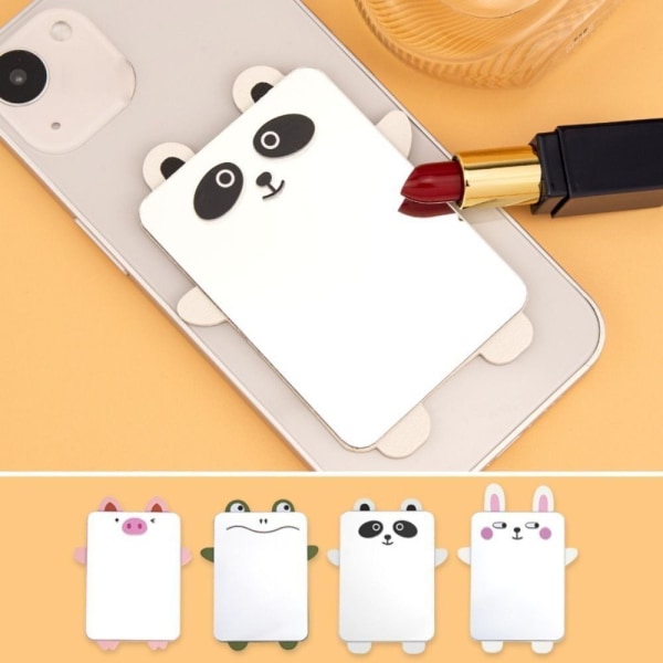 Telefon Back Sticker Make-up Spejl PANDA PANDA Panda