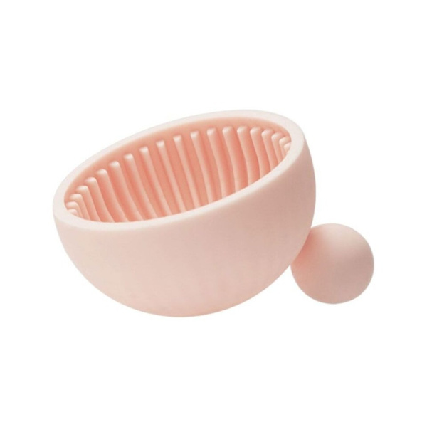 Sminkborste Rengöringsplatta Brickor ROSA Pink