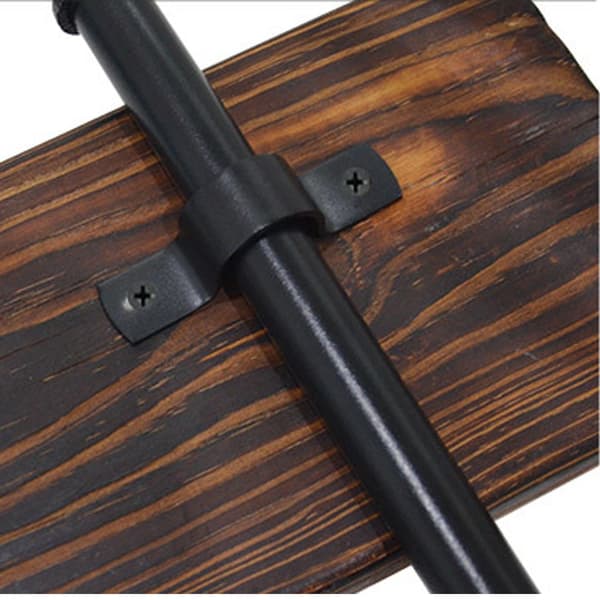 Jernrør Hylle Brakett To Hull Rørstropp 8 STK 8 STK 8pcs