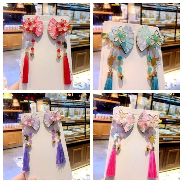 Børn Sakura Hårnåle Tang Suit Hårklemme LILLA C C Purple C-C