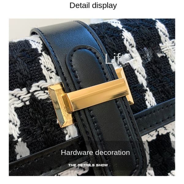 Satchel-taske Enkelt Skuldertaske SORT SORT Black