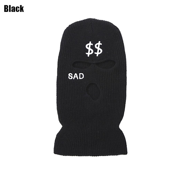 Balaclava Hat Ski Snowboard Hat SORT black