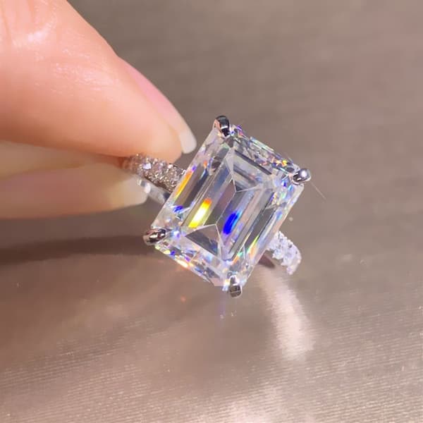 Zirkonringer Mote Ring STØRRELSE 7 STØRRELSE 7 size 7
