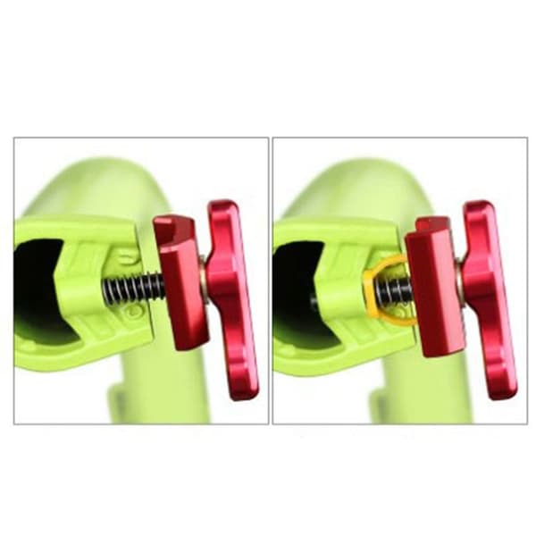Cykel Fjederhængsel Klemme SORT 2 STK 2 STK Black 2pcs-2pcs