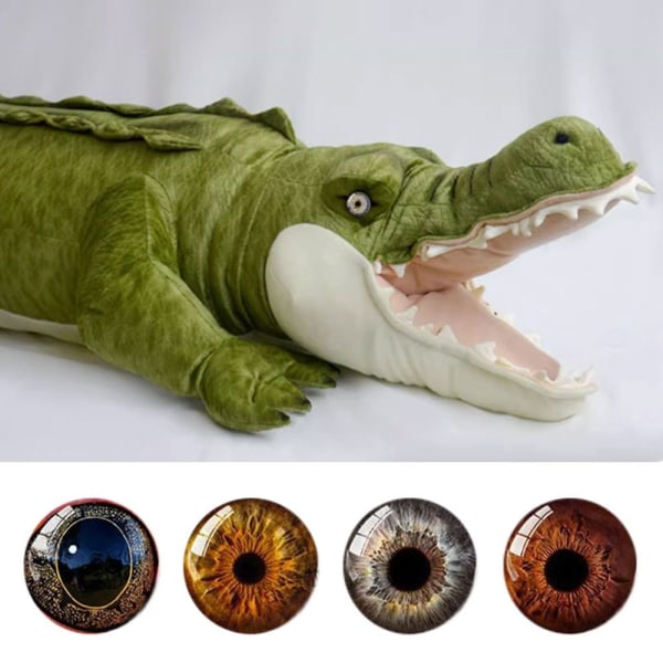 20 stk/10 par Øjne Håndværk Øjne Puppet Crystal Eyes FARVE color random20mm