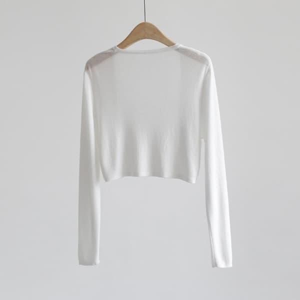 Stickad kofta is silke sjal SVART Black