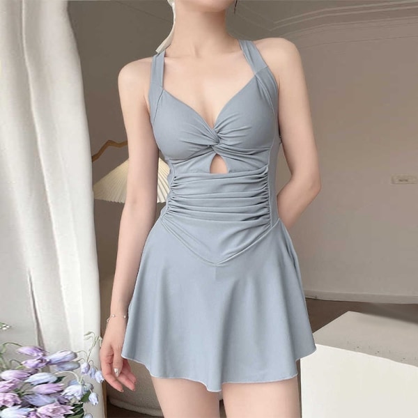 Bikini badedrakt Beach Wear BLÅ blue