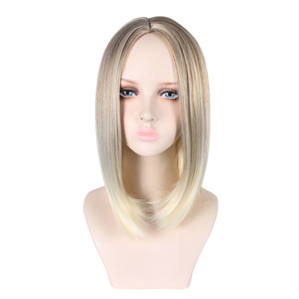 Blond peruk Kort rakt hår Naturlig färg white gold f4e1 | white gold |  white gold | Fyndiq